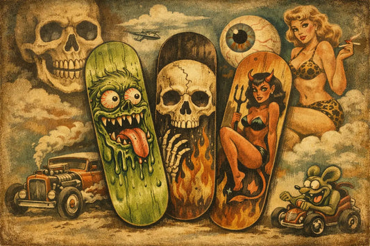Lowbrow Art Skateboard Deck Style Guide
