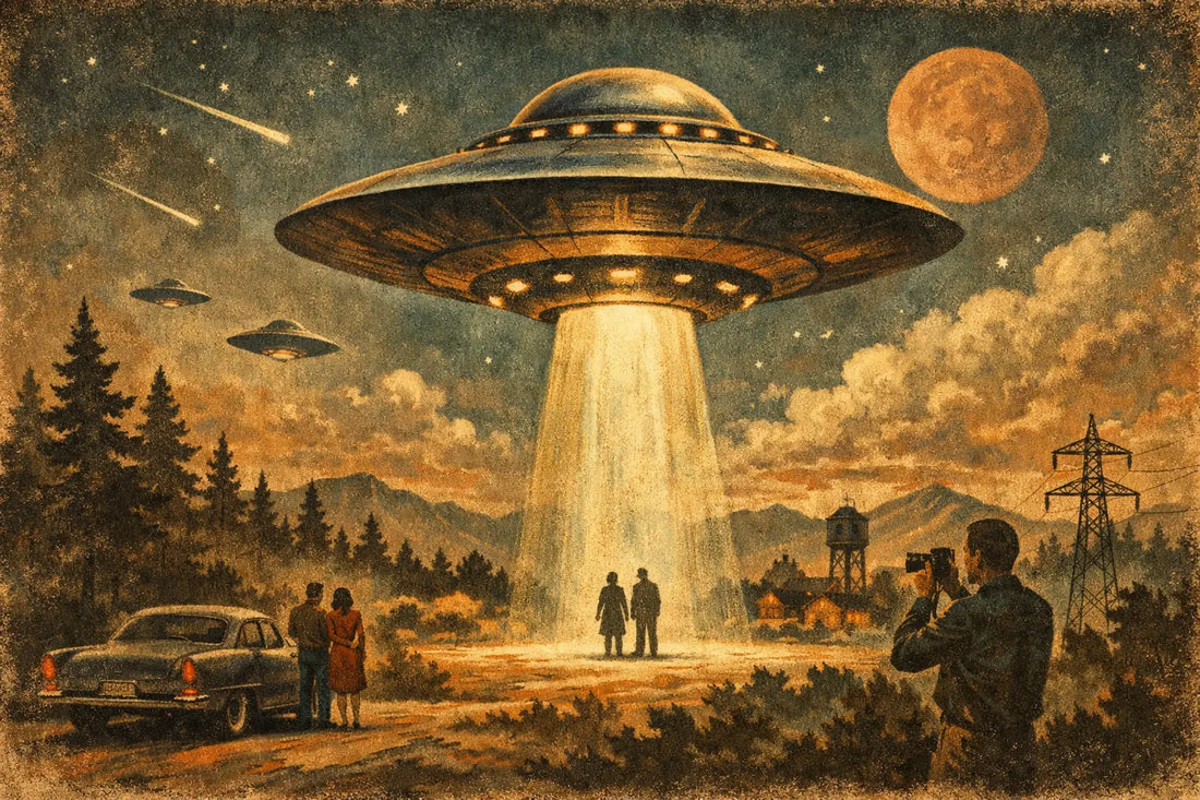 UFO Poster Art Prints That Actually Hit