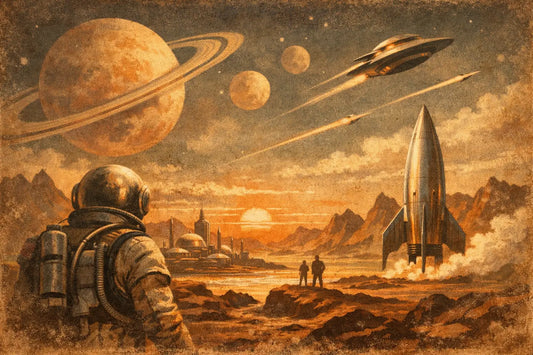 Retro Sci Fi Wall Art That Hits Hard