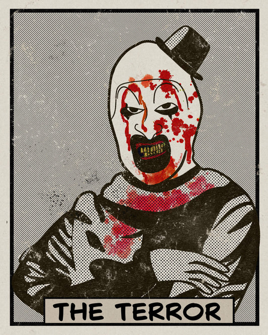 The Terror Gothic Tarot Card Art Print, Textured Matte Poster