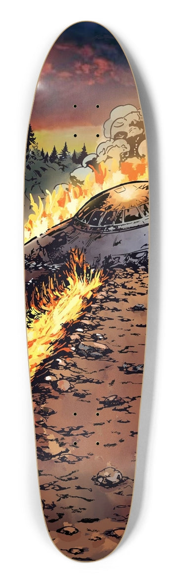 Area 51 Crash Site SkateBoard Deck 7 Ply Maple Multiple Styles