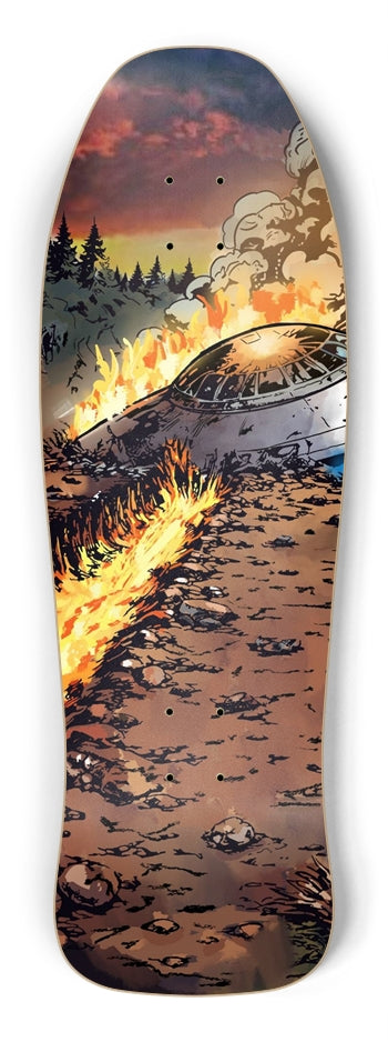 Area 51 Crash Site SkateBoard Deck 7 Ply Maple Multiple Styles