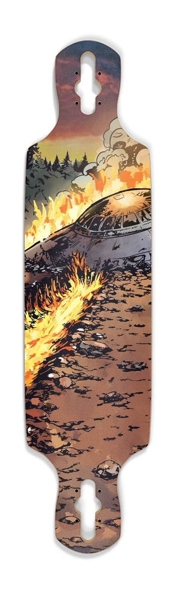 Area 51 Crash Site SkateBoard Deck 7 Ply Maple Multiple Styles